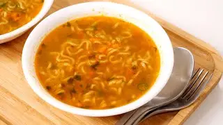 Maggi Noodles Soup Recipe - 10 minute Special in Hill Station Style - CookingShooking Bites