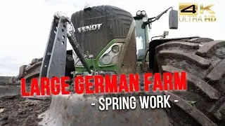 Ruhe Agrar Part 1: Darchau Farm — Spring (Quadtrac 620, Xerion 5000)
