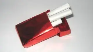 Origami Cigarette Packet by David Brill (Part 1 of 2)