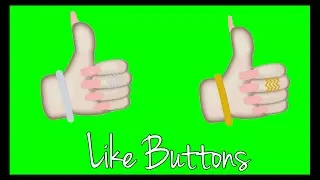 Thumbs Up Button  Green Screen