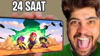 24 SAAT OYUN OYNAMAK! 🎮 (Brawl Stars)
