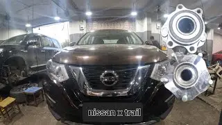 замена подшипника передней ступицы ниссан х трейл .. nissan x trail 