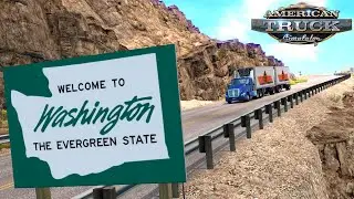 WASHINGTON DLC - American Truck Simulator (with Wheel Cam)