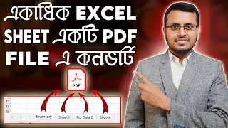 How to Convert Multiple Excel Sheets into a PDF File in Bangla