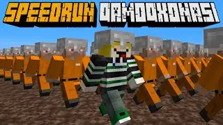 MINECRAFT LEKIN MEN SPEEDRUN QAMOQXONASIGA TUSHIB QOLDIM UZBEK TILIDA DUBLAJ 