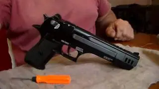 Разборка сборка стартового пистолет Retay Eagle XU (Black) 9мм.