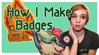 How I Make Fursuit Badges | Speed Art Tutorial