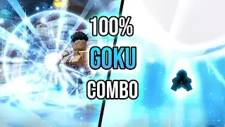 Goku 100%/TOD Combo + Kamehameha Tech | Z Battlegrounds