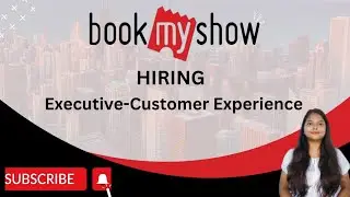 Book My Show Hiring for Executive-Customer Experience @BookMyShow_India