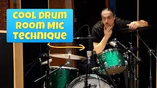 Cool Drum Room Mic Technique