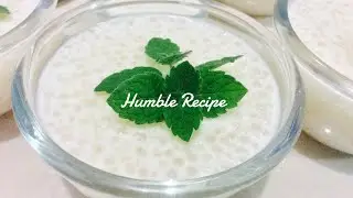 Malaysian COCONUT SAGO PUDDING