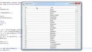 Fill JTable From DataBase java تعبئة جدول بالجافا من خلال قاعدة البيانات