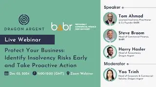 Webinar for Business Owners:  How to Identify Insolvency Risks Early and Take Proactive Action