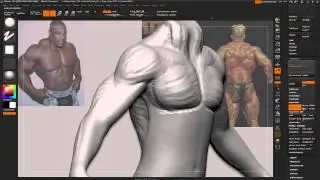 Zbrush Tutorial - Answering TrickiiT - How to sculpt detailed muscles [pretty quick and dirty tut]