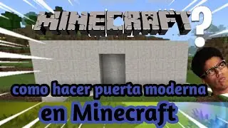 Como hacer una puerta automática en mimecraft