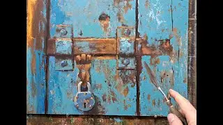 palette knife oil painting Vugar Mamedov  