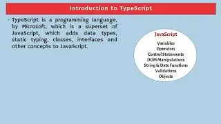Introduction to TypeScript | TypeScript Tutorial
