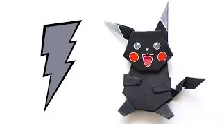 Pokemon Pikachu. DIY Pokemon. Black Edition