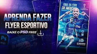 Como Criar Flyer Final da Copa Sul Americana 2024