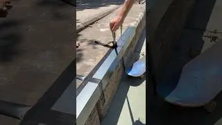 We built our own DIY Skate Ledge! 🧱😍🛹  #skateboarding #skatespot #skateboard #skate #skatelife