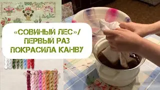 24.Вышивка крестиком/ Ручная окраска канвы/ 🛍Новые посылки + промокод /Продвижения