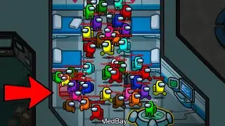 AMONG US, but with 99 IMPOSTORS in VENT!