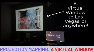 Projection mapping tutorial - Creating a virtual window with free software (VPT8)