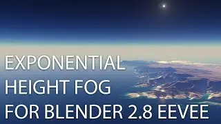 exponential height fog node for Eevee