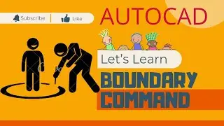 Bouundary command in AutoCAD  | AUTOCAD Tutorials for begineers | use of boundary command