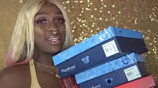 Kandie got a BIG foot!! Size 12-14 Mens heels/Drag shoe review