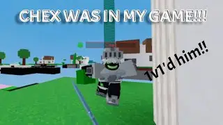 I WAS IN @ChexWorldwide VIDEO in ROBLOX BEDWARS | Roblox