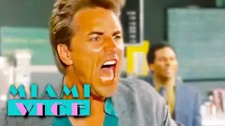 Car Explodes In the Parking Lot | Miami Vice