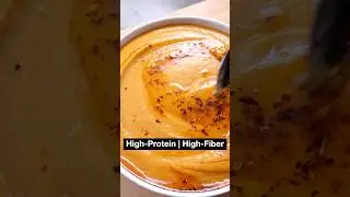Creamy Red Lentil Soup (High Protein, High Fiber)