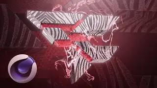 Beginner Cinema 4D Tutorial -  SPLICED LOGO Effect! (FREE Lightroom!)
