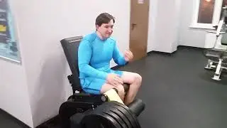 Разгибание ног в тренажере, 125кг х 11 раз. Подготовка Алекс фитнес.