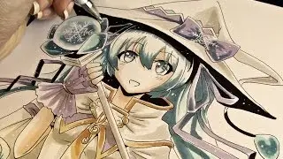 Winter Miku 2014 Flex Marker Drawing