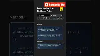 switch tabs detector js  