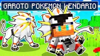 JOGANDO COMO UM GAROTO POKEMON LENDARIO no Minecraft