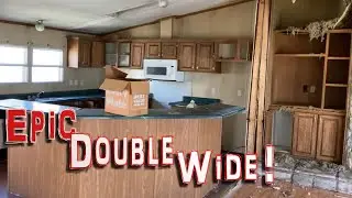 The Nicest Double Wide Trailer, Ever?  (But Ruined With Mold Now!!!!)