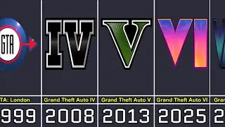 Every Grand Theft Auto Logo (1997-2025)