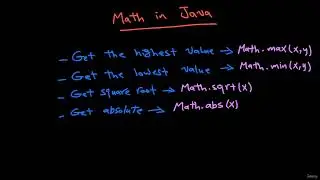 16 Math in Java theory