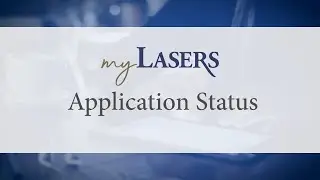 MyLasers - Application Status