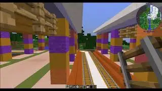 [Огромное/Моё метро в Minecraft] Серия 5. 5 линия - Северная Кольцевая(Жёлтая) линия