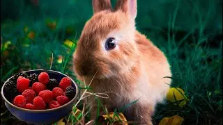 Time used for a bunny to consume a Raspberry (Volume up)