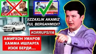 АМИРХОН УМАРОВ ИЗОХ БЕРДИ!!! || ЖИЗЗАХЛИК АКАМИЗ ПУЛ БЕРГАНМИДИ? БАРЧАСИНИ АЙТТИ.....