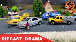 Experience the Aftermath: Dramatic Car Crash Unfolds in 1/64 Scale Miniature City (Part 2)