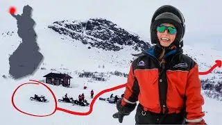 110km Snowmobile Challenge to Finland’s Highest Mountain 🗻 Halti (23/50)