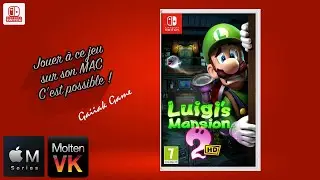 Ryujinx MacOS Switch Gameplay - Luigi's Mansion 2 HD