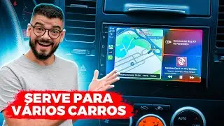 Instalei uma CENTRAL MULTIMIDIA UNIVERSAL no meu carro e FICOU TOP | Central 2Din do AliExpress