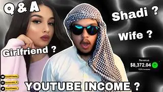 My Second Q & A 2024 | Youtube Income ? 😱